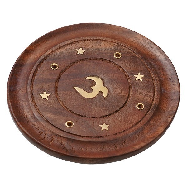 Plato de Madera para Incienso