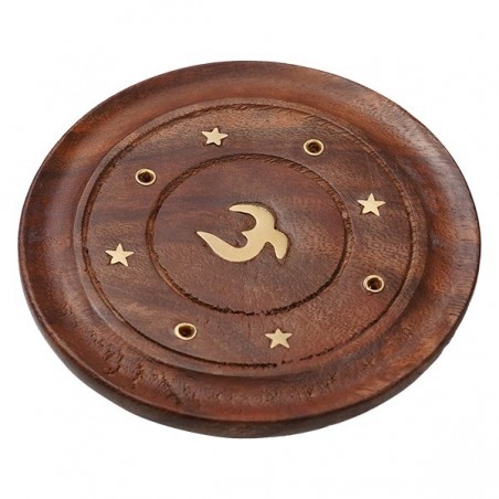 Plato de Madera para Incienso