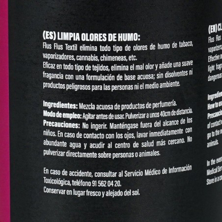 Neutralizzatore  Elimina odori dai tessuti/ Textil Flus Flus - GB The Green Brand