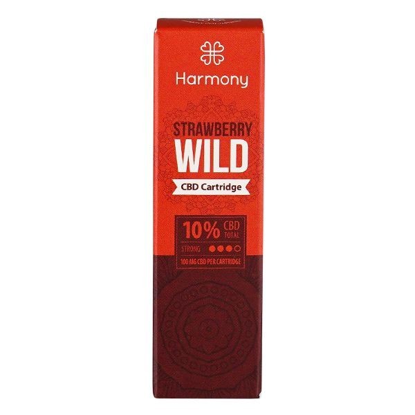Harmony CBD Strawberry Wild cartridge box