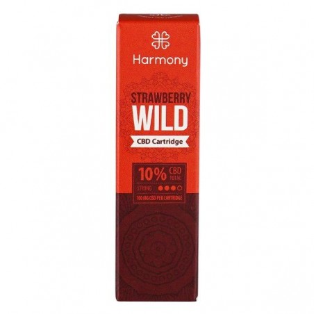 Harmony CBD Strawberry Wild cartridge box