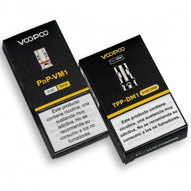 Resistencias Voopoo PnP y TPP