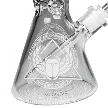 Bong de Cristal Egyptian Mysteries 41cm grabado cuerpo