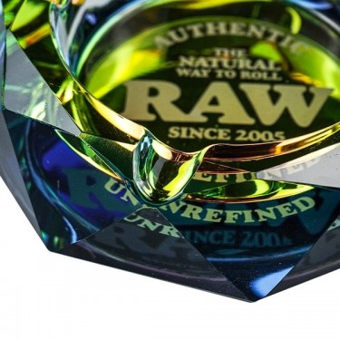 Cenicero Raw Cristal rainbow detalle