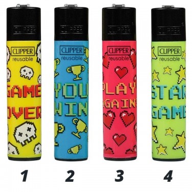 Game Over Clipper Lighters