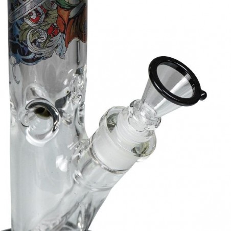 Bong con Maleta Ronin y Geisha Black Leaf cazoleta