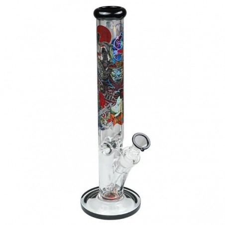 Bong con Maleta Ronin y Geisha Black Leaf
