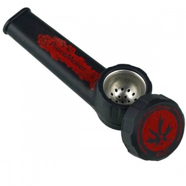 Pipa de silicona pequeña Karma negra