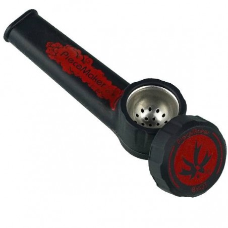 Pipa de silicona pequeña Karma negra