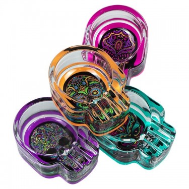 Cenicero Calavera de Cristal Champ grupo