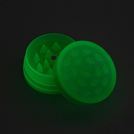 3-Part Brilliant Acrylic Grinder glow