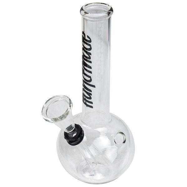 Bong de Vidrio con Bola y Sello de Goma