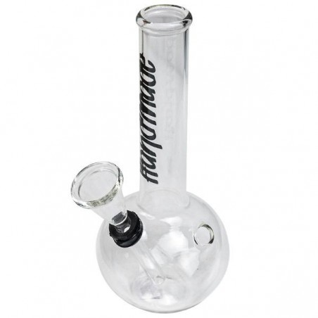 Bong de Vidrio con Bola y Sello de Goma