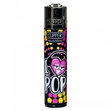 Briquet Clipper I Love Music 1