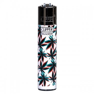 Mechero Clipper Neon Leaves 4 1