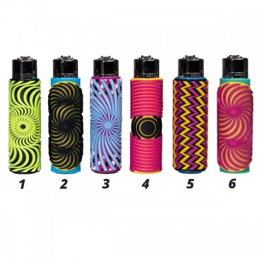 Clipper Illusion Arts Lighter with Silicone Case