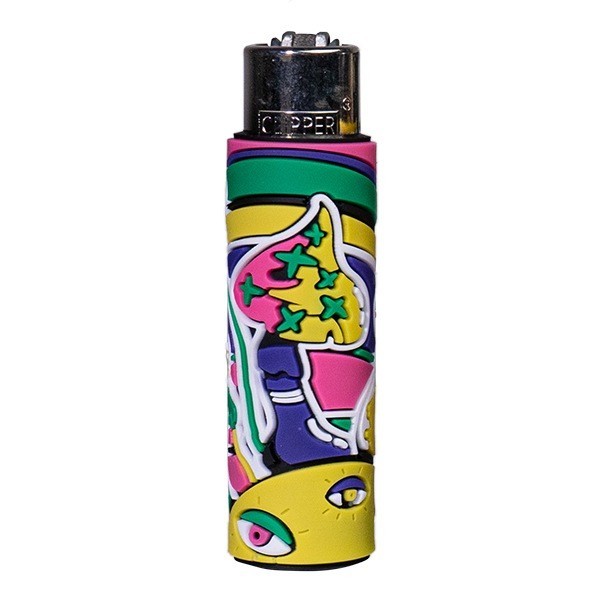Mechero Clipper con Funda de Silicona Mush World 1