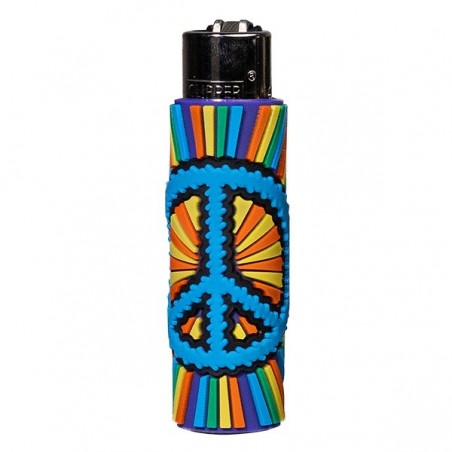Mechero Clipper Hippie Passion 3 con Funda de Silicona 1 Mechero Clipper Hippie Passion 3 con Funda de Silicona 1