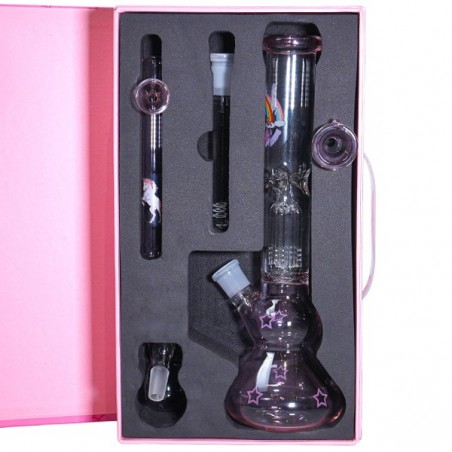 Bong Percolador con Maleta 'Bitch Bong' maleta y todos los componentes