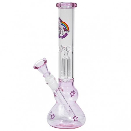 Bitch Bong Percolator with case for herbs