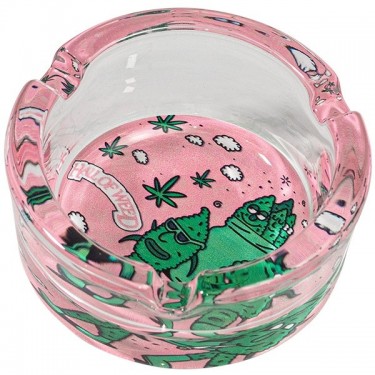 Cenicero de Cristal Hall of Weed Rosa