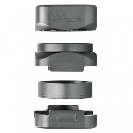 Krush Kube 3.0 Grinder de Aluminio gris