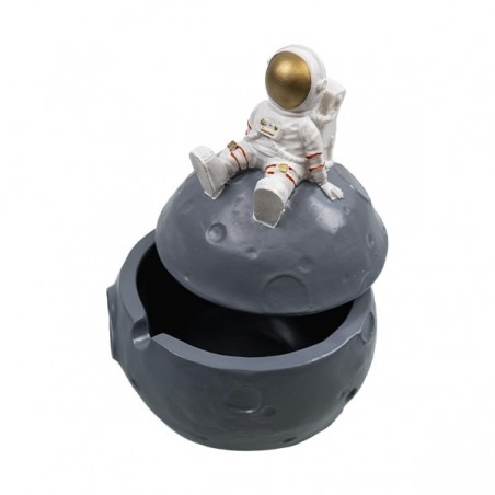 ASHtronaut Full Moon Ashtray open