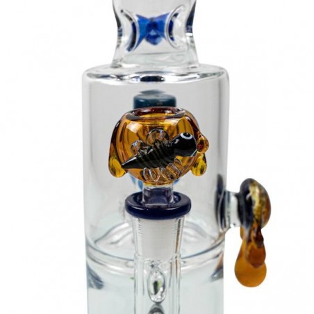 Bee Water Pipe 35 cm Azul percolador