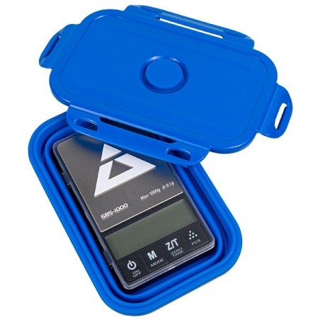 SBS-1000 Blue Silicone Bowl Scale (1000G X 0.1G) lid and container