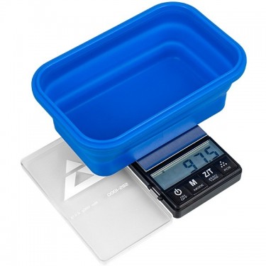 Báscula SBS-1000 Blue Silicone Bowl (1000G X 0.1G) con contenedor silicona