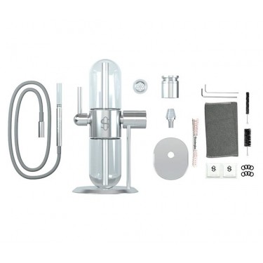 Gravity Bong Prata Studenglass