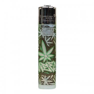 Mechero Clipper Graffiti Leaves