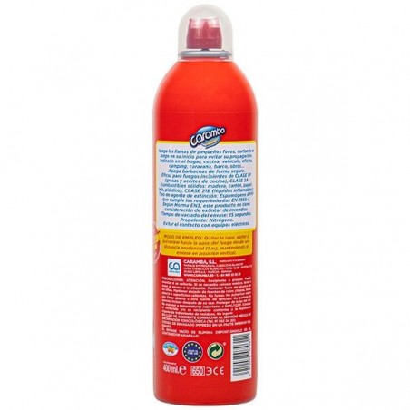 Caramba Incipient Fire Barrier Rated Foam 'Apaga' label