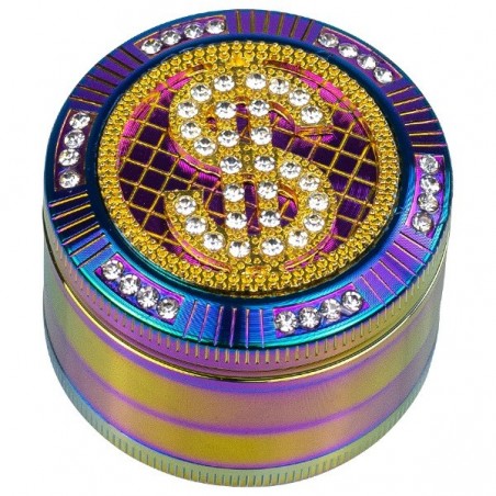 Grinder Bling Bling Rainbow Dollar cerrado