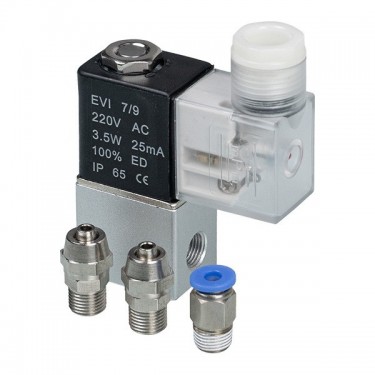 Electrovalve for disposable CO2 bottle - GB