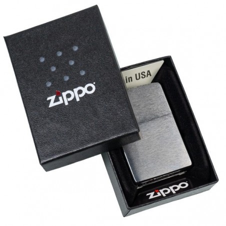 Zippo Cromo Liso Mate caja