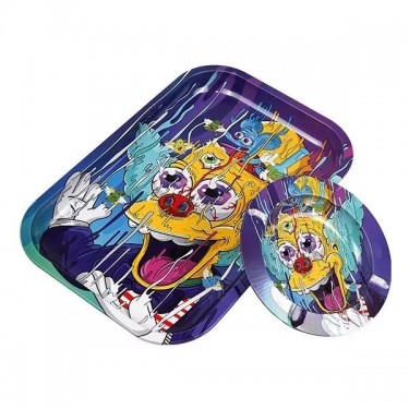 Melting K Medium Rolling Tray + Ashtray Kit