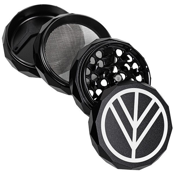 Grinder de Aluminio 4 Partes Norddampf abierto