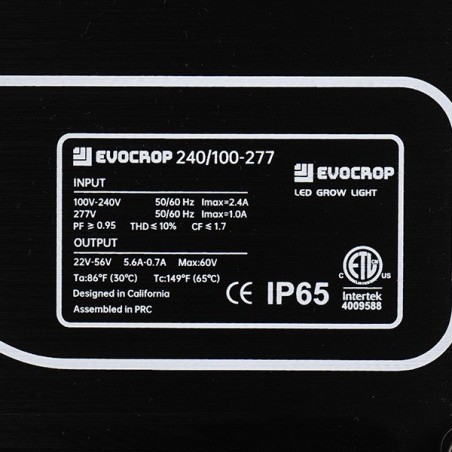 Panneau LED Wallace EVO V1 240 W Dimmable