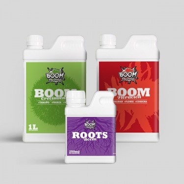 Pack d'engrais Boom Nutrients Culture de cannabis - Grow Barato