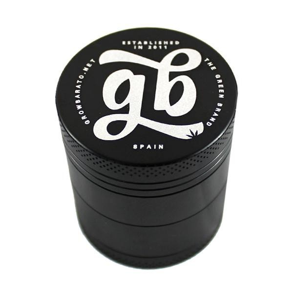 Grinder aluminio growbarato 4 partes - Negro cerrado