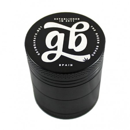 Grinder aluminio growbarato 4 partes - Negro cerrado