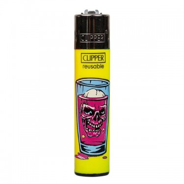 Mechero Clipper Bone Portraits