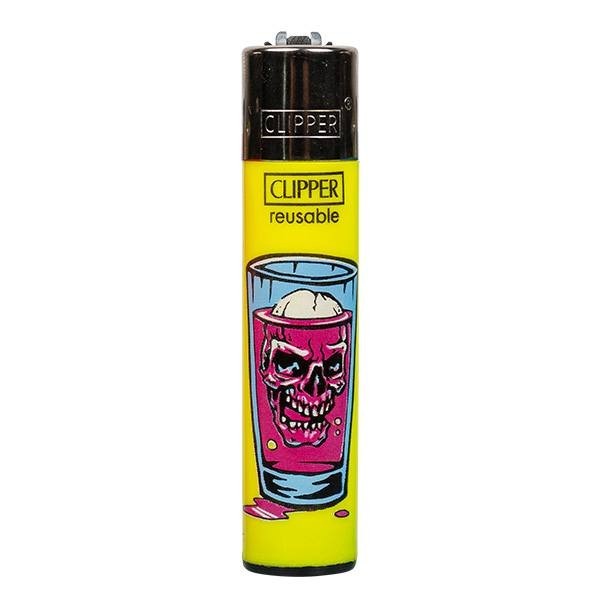 Mechero Clipper Bone Portraits
