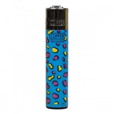 Clipper Leopardo azul