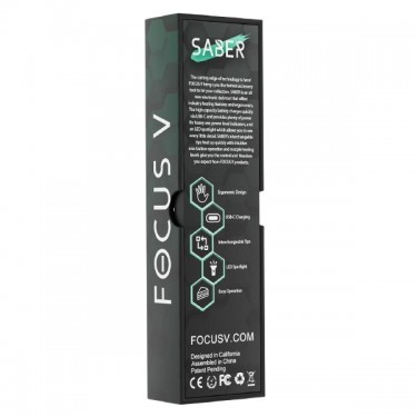 Dabber Electrónico Focus V Saber caja parte trasera