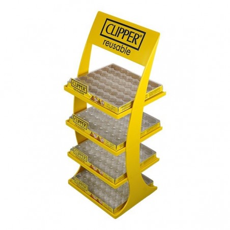 Expositor de Mecheros Clipper 4 bandejas con bandejas