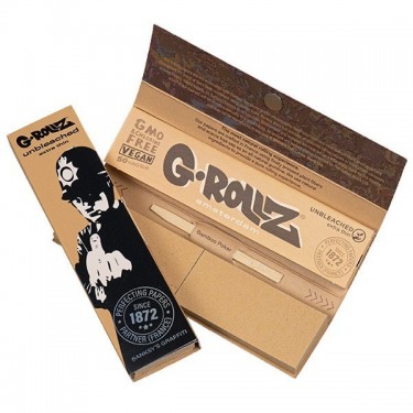 Papel King Size + Filtro Unbleached G-Rollz rude copper