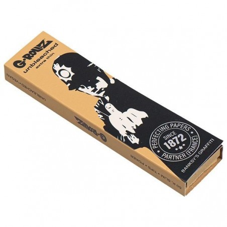 Feuilles à rouler King Size + Filtre Unbleached G-Rollz rude copper