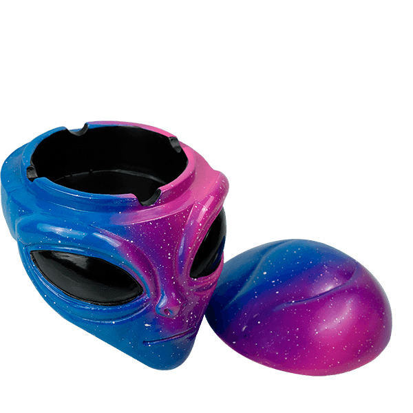 Cinzeiro Alien Púrpura